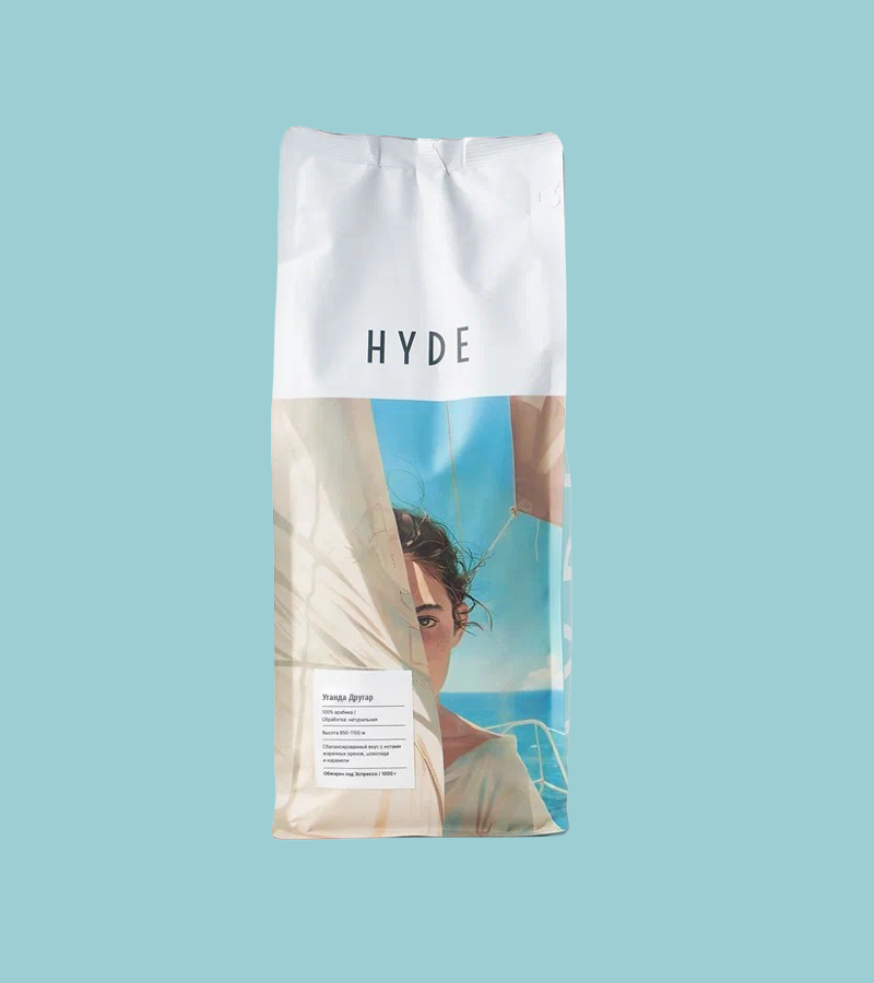 Кофе в зернах Hyde, Уганда Другар, 1000 г
